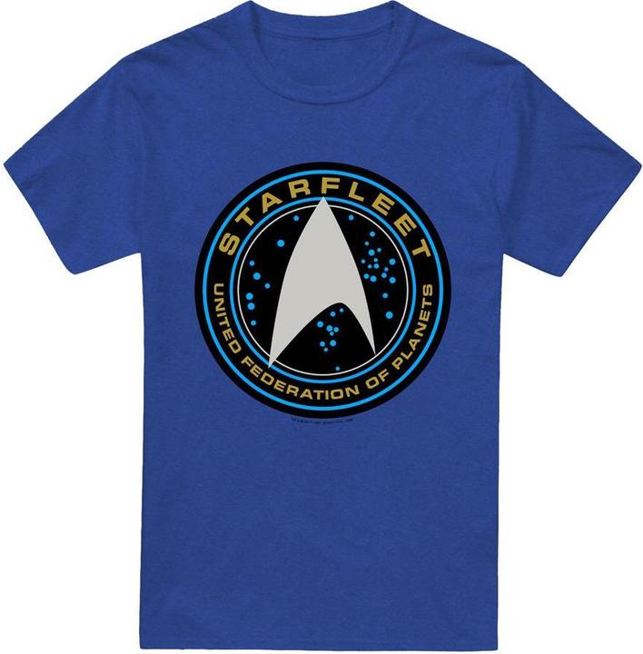 Immagine prodotto Star Trek Beyond Starfleet Maglietta Tasca a Toppa Adulto Unisex (L)