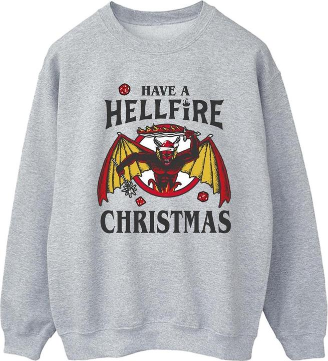 Produktbild Netflix Stranger Things Hellfire Christmas Sweatshirt (XXL)