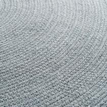 Produktbild Douceur D'intérieur Rundteppich + Pompons, grau, Durchmesser 90 cm, po (90 x 90 x 0.5 cm)
