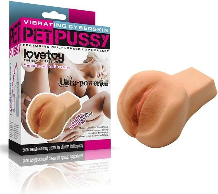 Actual product image Lovetoy Masturbator Vagina with Vibration