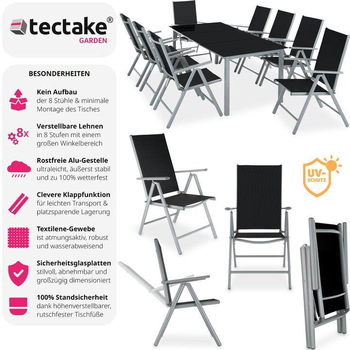 Produktbild tectake Sitzgruppe (189 cm)
