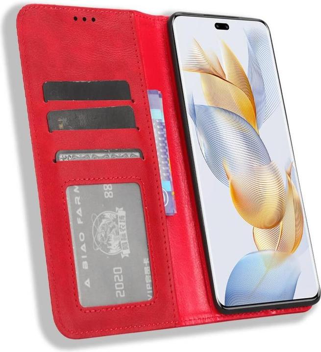 Produktbild Cover-Discount Honor 90 - Stand Flip Case Hülle rot (Honor 90)