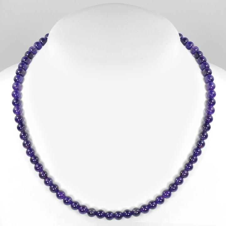 Immagine prodotto Bijouteria Collana di pietre (Acciaio inossidabile, Ametista, 45 cm)