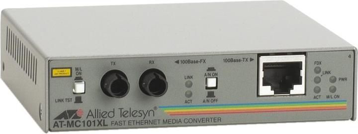 Produktbild Allied Telesis Allied Telesyn AT-MC101XL, 100BASE-TX to 100BASE-FX (ST) (Media Konverter)
