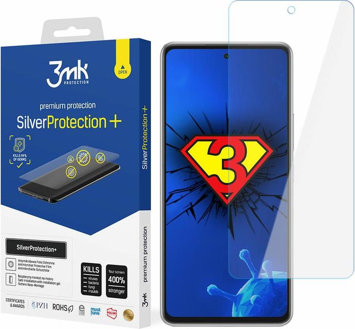 Immagine prodotto 3MK Silver Protect + Sam A53 5G A536 Pellicola antimicrobica montata ad umido (1 Pezzo/i, Samsung Galaxy A53 5G)