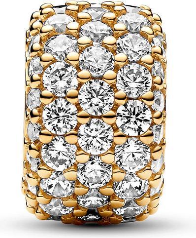 Produktbild Pandora Funkelndes Dreireihiges Pavé Charm (Metall, Vergoldet)