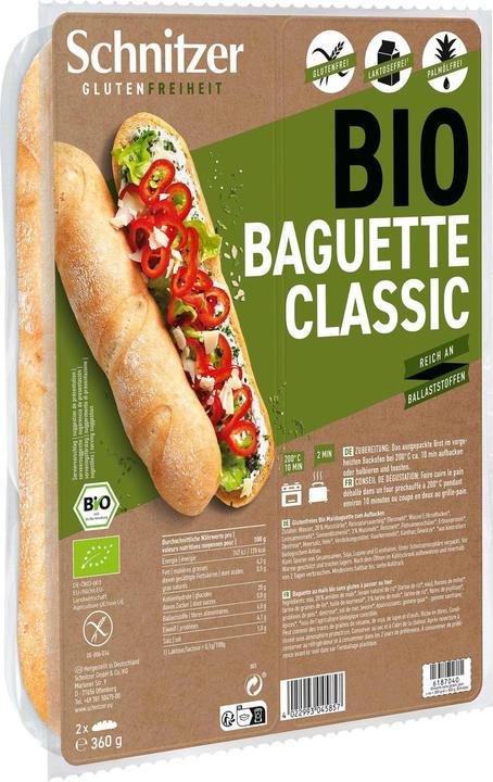Immagine prodotto Schnitzer Baguette di mais biologica senza glutine (360 g)