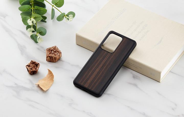 Produktbild Man.Wand &WOOD case for Galaxy S20 Ultra ebony juodas (Samsung Galaxy S20 Ultra)