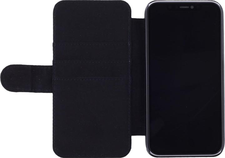 Immagine prodotto PhoneLook Copertina del portafoglio nero Palme a strisce dorate (Apple iPhone 11)