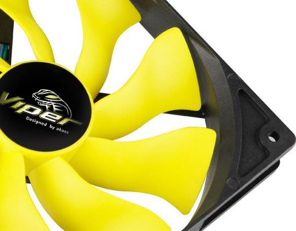Image du produit Akasa Ventilateur Viper PWM (140 mm, 1 x)