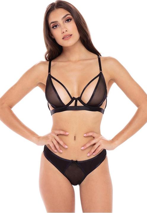 Image du produit René Rofé Rene Rofe New In Town Soutien-gorge & Panty Noir M/l (M, Une unité par pack)