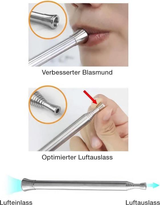 Produktbild X-Tac X2 Feuerstarter Blasrohr Anzündhilfe