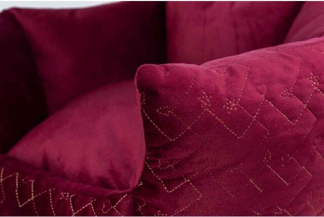 Produktbild Trixie Natalya bed, round, ø 50 cm, bordeaux (Hund)