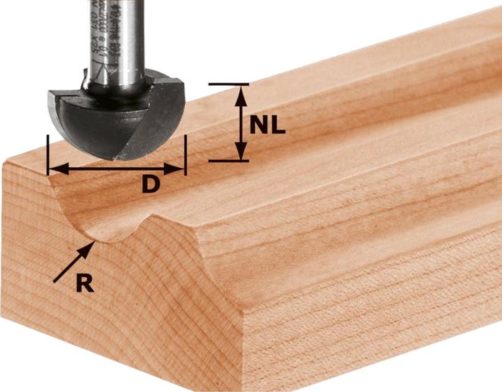 Immagine prodotto Festool Fresa a raggio convesso HW S8 R6,35