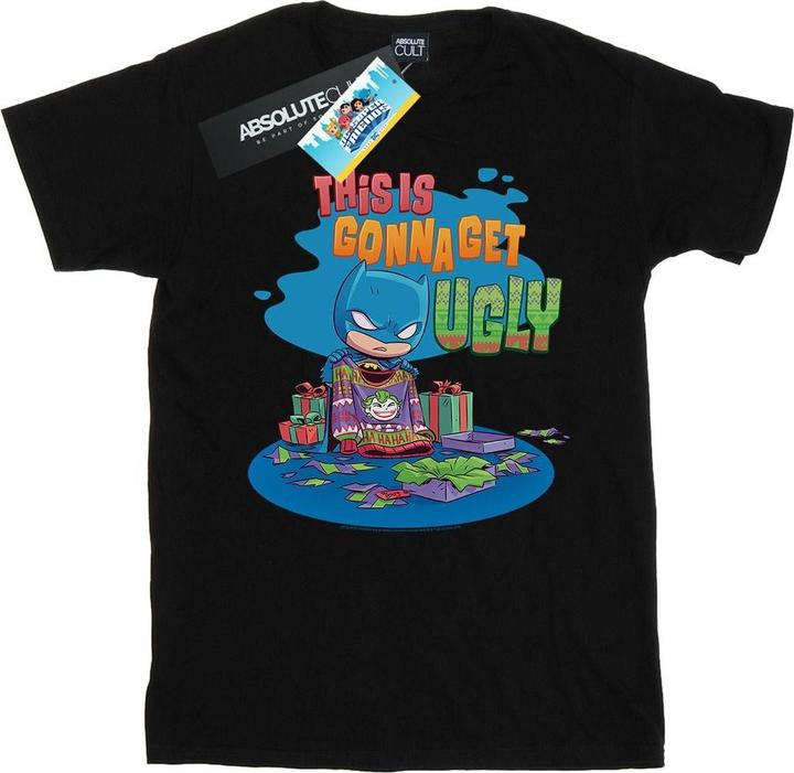 Super Friends Batman Joker Christmas Jumper TShirt (4XL)