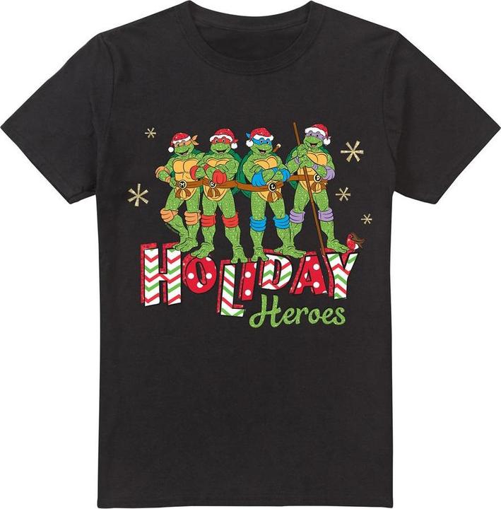 Produktbild Teenage Mutant NT Holiday Heroes TShirt weihnachtliches Design (XXL)
