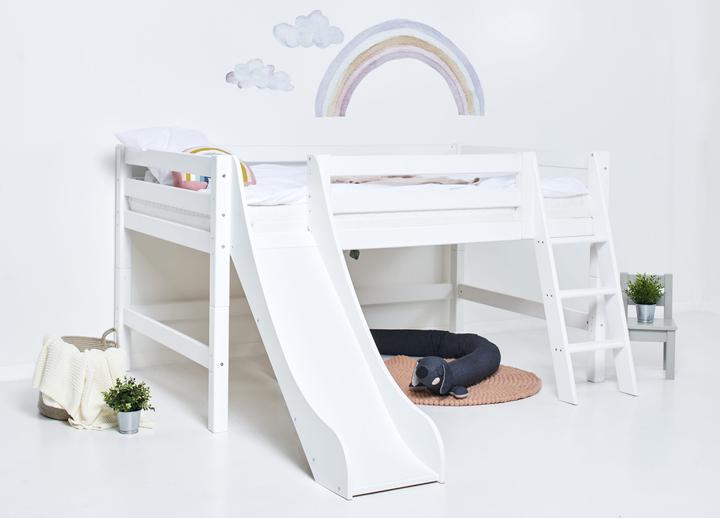 Image du produit Hoppekids Toboggan pour lit mezzanine ECO Luxury, toutes les tailles, blanc