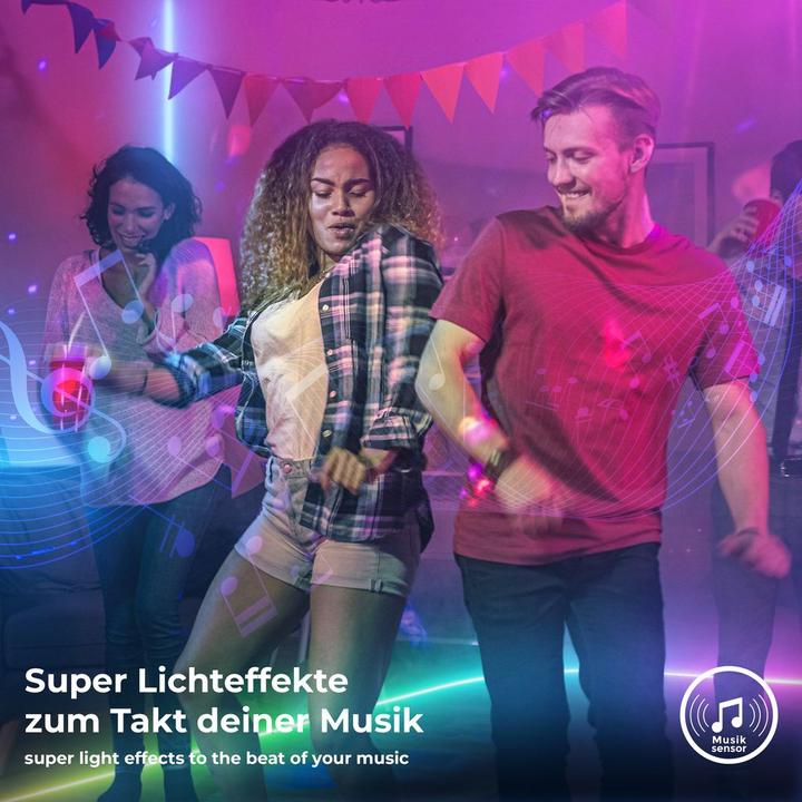 Produktbild B.K.Licht Magic RGB-LED-Band (RGB, 500 cm, Indoor)