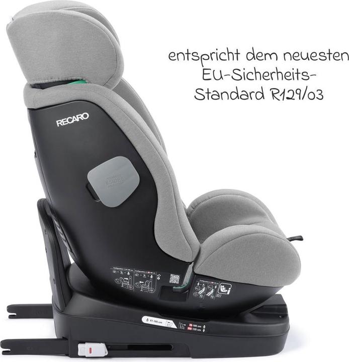 Actual product image RECARO Salia 125 Kid Reboard child seat (61-125 cm) (Reboarder, ECE R129/i-Size Standard)