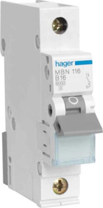 Actual product image Hager MBN116 Circuit breaker