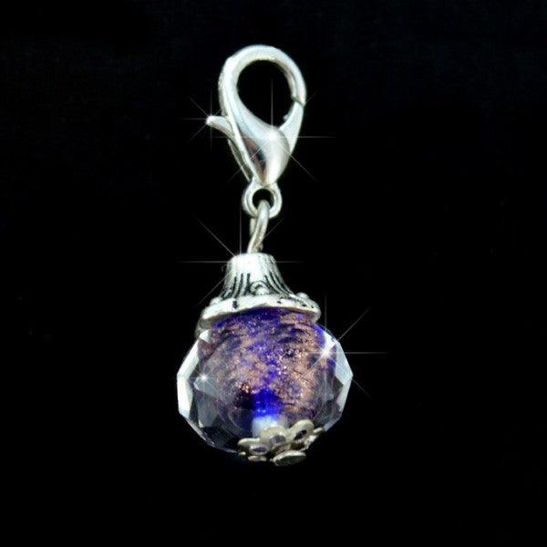 Actual product image Hermex Charm pendant for Thomas Sabo / Pandora bracelet - Blue (Stainless steel)