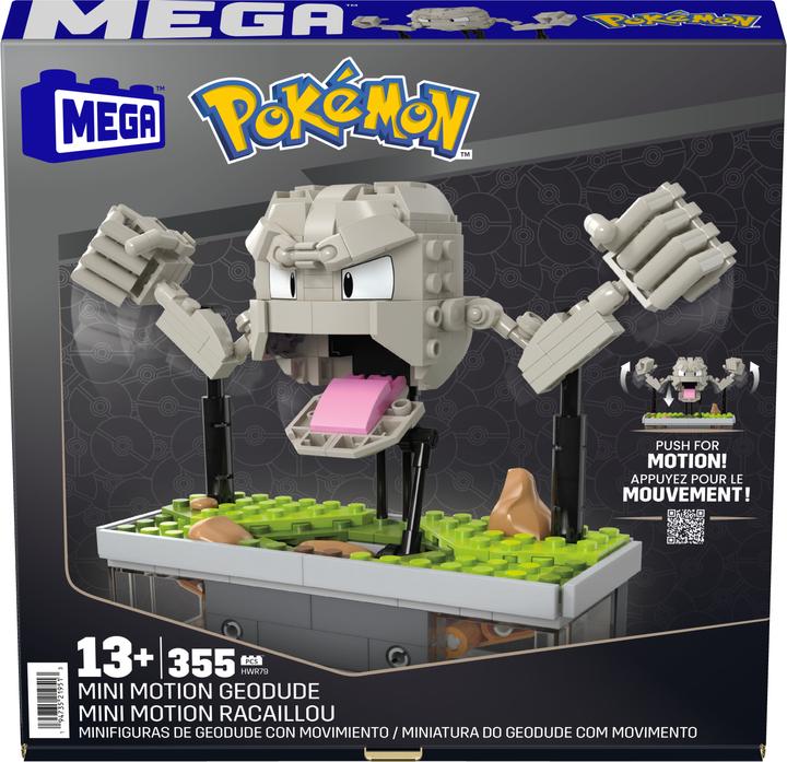 Produktbild MEGA Pokémon Mini Motion Kleinstein bewegliches Bauset (Multicolor)