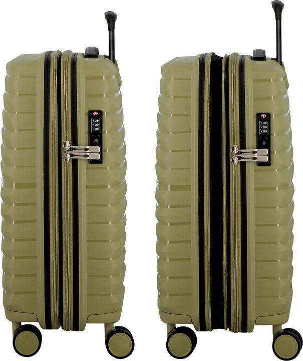 Immagine prodotto Jump Xwave Carrello da cabina a 4 ruote da 55 cm con ripiegamento elastico (35 l, Bagaglio a mano (fino a 50 litri))