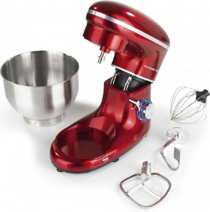 Image du produit Gourmetmaxx Robot de cuisine 1500 W, Rouge (1500 W)