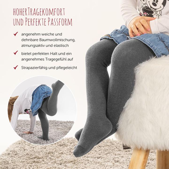 Immagine prodotto La Loona Collant per bambini LaLoona confezione da 2 pezzi - grigio scuro - (74/80)