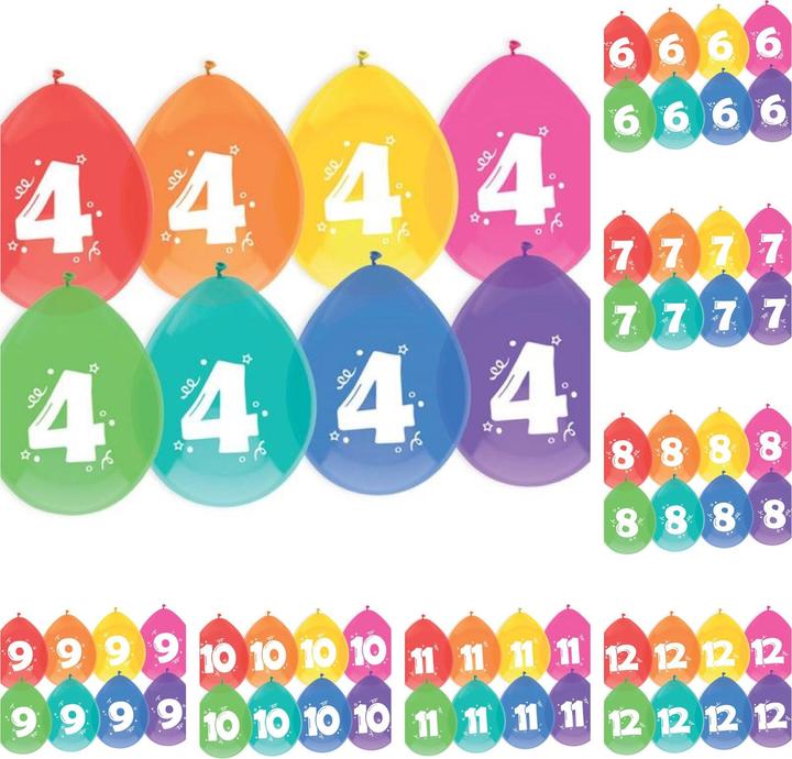 Produktbild Unique Luftballons 6er Pack (8 x)