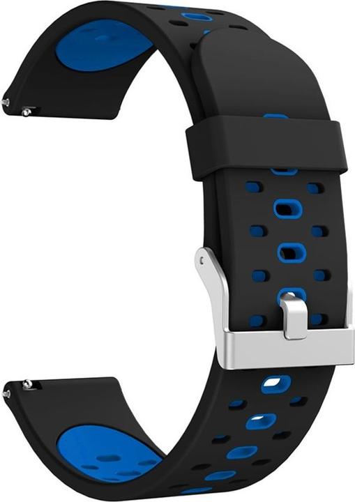 Produktbild Cover-Discount 20mm Silikon Ersatzarmband BI-color blau (20 mm, Silikon)