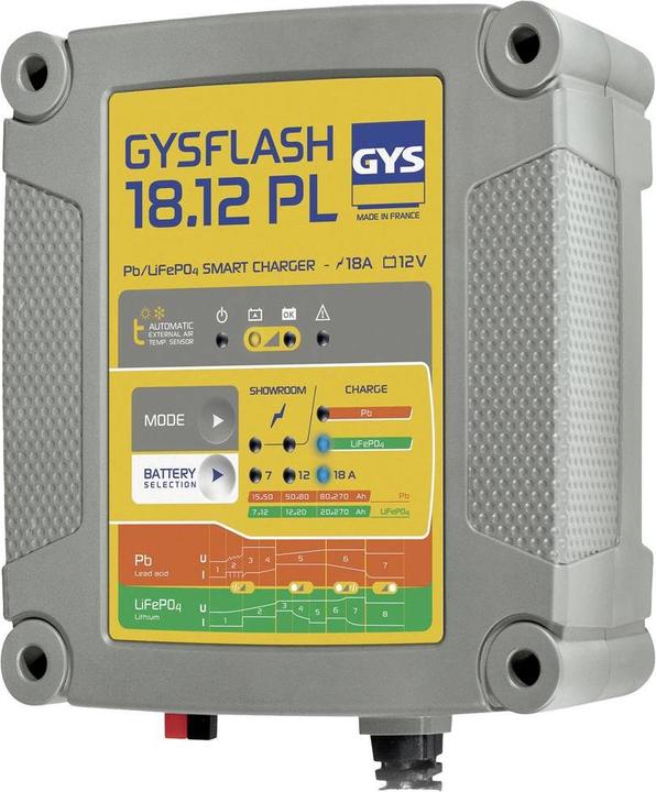 Produktbild GYS GYSFLASH 18.12 PL 026926 Automatikladegerät 12 V 18 A (12V)