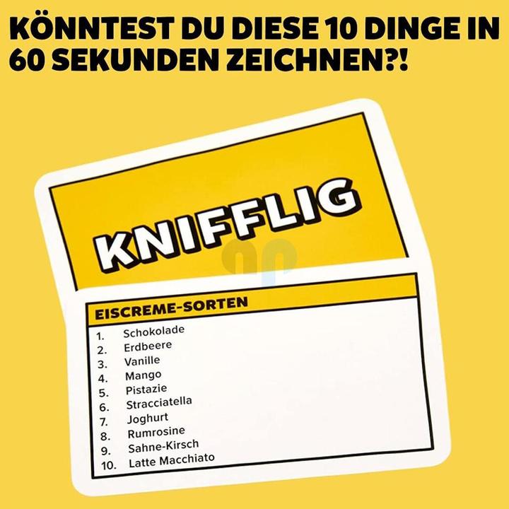 Actual product image Gamely SIX-SECOND SCRITZELEI - The (probably) fastest drawing game in the world (German)