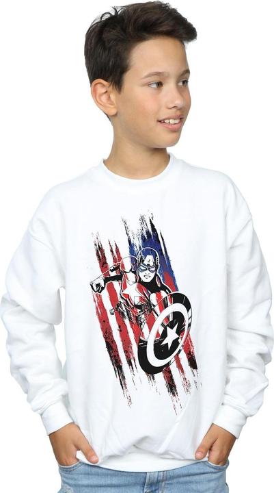 Image du produit - Sweat AVENGERS CAPTAIN AMERICA STREAKS - Garçon (140, 146)