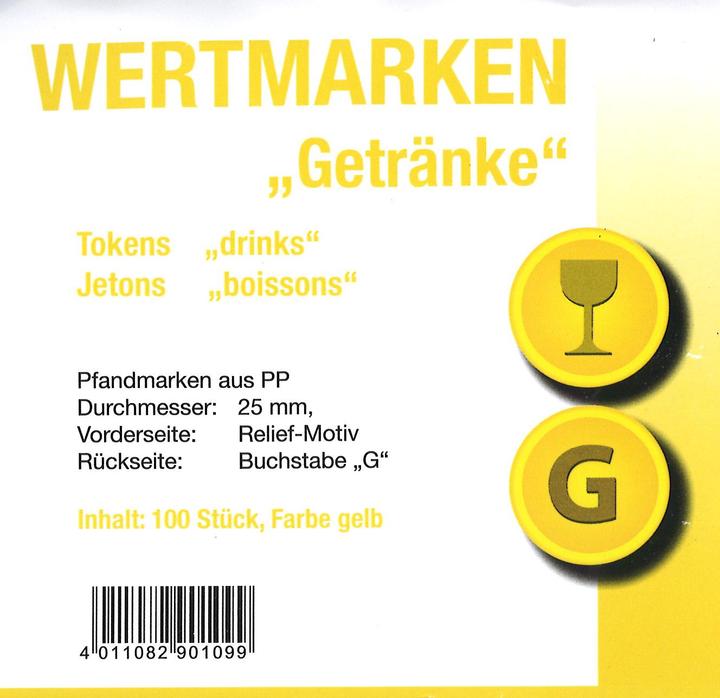 Actual product image W&A Tokens Beverages