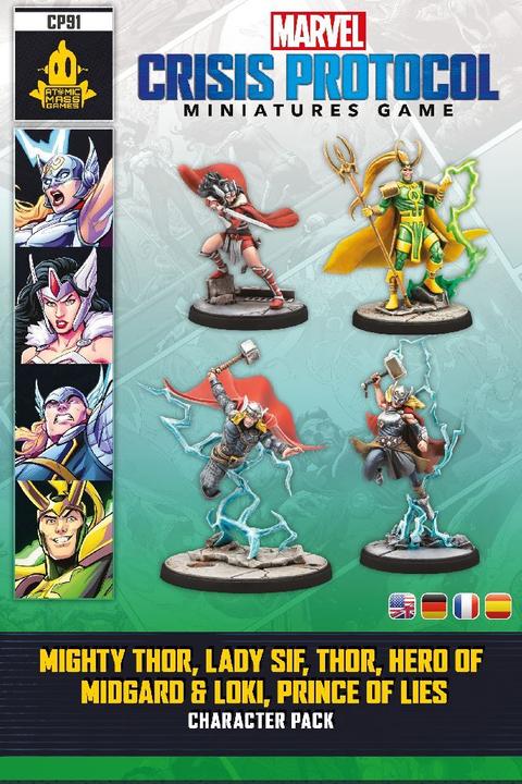 Produktbild Atomic Mass Games Marvel Crisis Protocol - Mighty Thor, Lady Sif