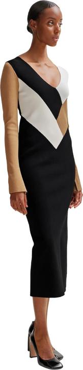 Actual product image BOSS Womens/Ladies Florency Ribbed Long-Sleeved Midi Dress (34 D)