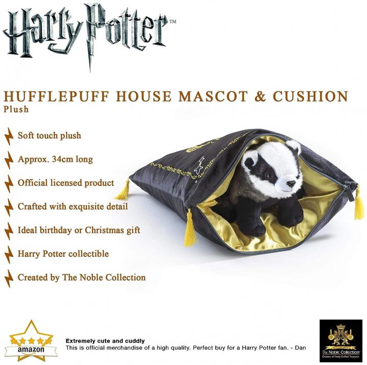 Image du produit Noble Collection Harry Potter: Hufflepuff avec Blaireau (34 cm)