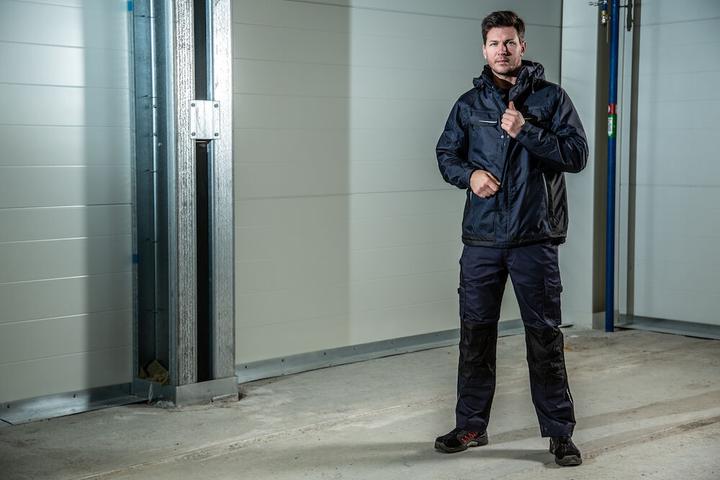 Produktbild Projob Wind- und wasserdichte Regenjacke mit Kontrastelementen