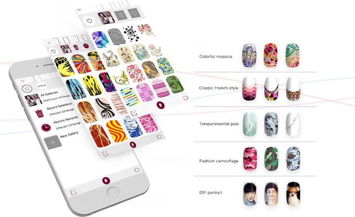 Immagine prodotto Trisa Stampante per nail art (Decorazione unghie, Pink)