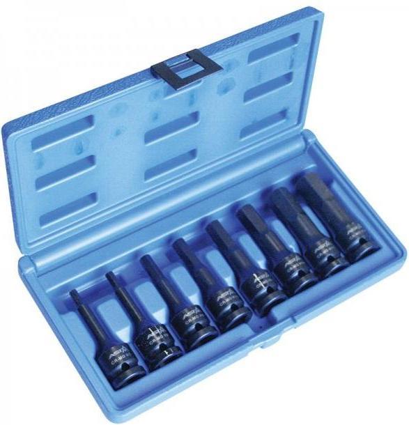 ASTAL Binnenzeskant slagmoerdoppen 1/2" SW 5-19 mm Doppenset voor inbusschroeven (1/2")