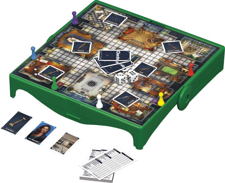 Image du produit Hasbro Gaming Cluedo compact, jeu portable pour 3 à 6 joueurs, jeu de voyage pour enfants, s'amuser partout (Allemand)
