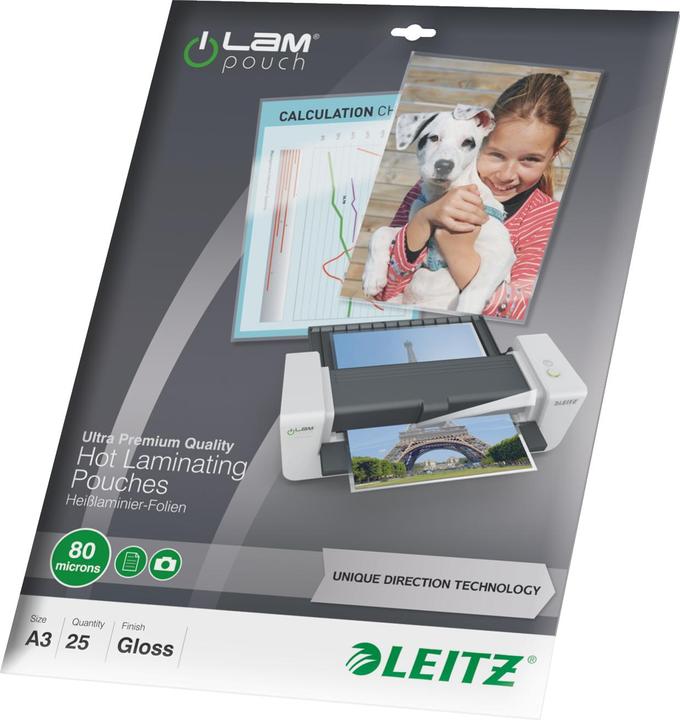Immagine prodotto Leitz Film di laminazione (A3, 25 Pezzo/i, 80 µm)