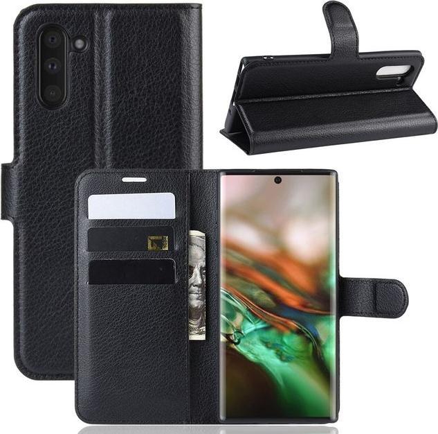 Produktbild MU Classic Litchi Leder Bookcover Series (Samsung Galaxy Note 10)
