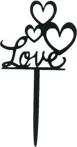 Immagine prodotto Cerf-Dellier Cake Topper Cuori d'amore (1 x)