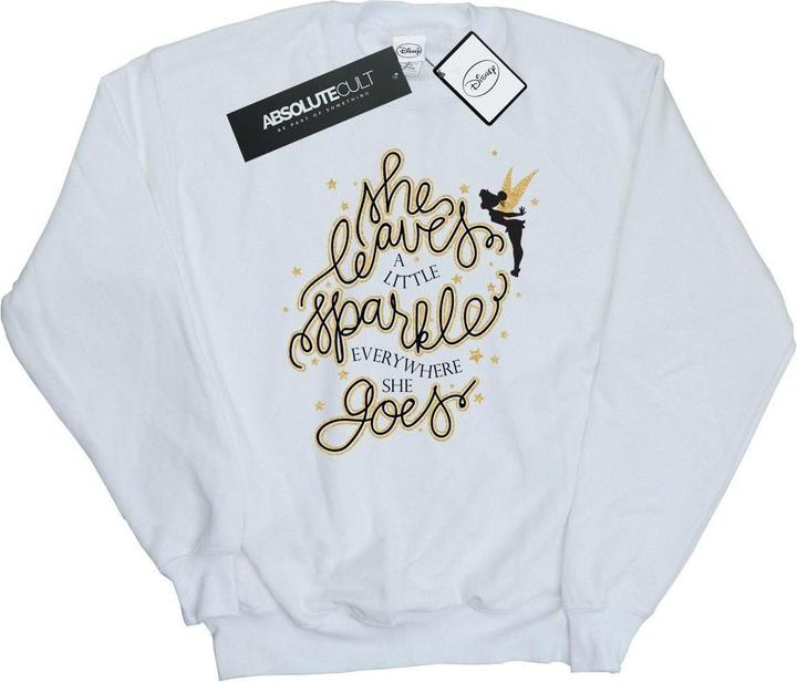 Actual product image Disney Womens/Ladies Tinkerbell Stars Sweatshirt (L)