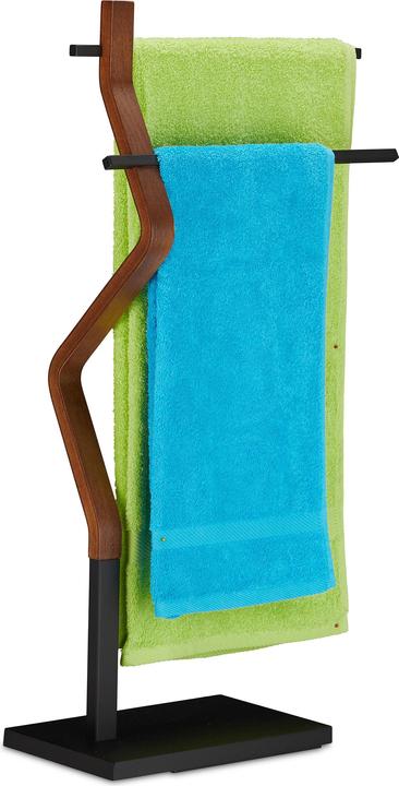 Actual product image Relaxdays Towel rail standing