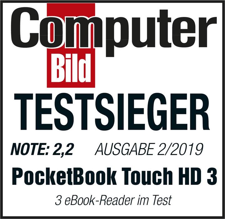 Produktbild PocketBook Touch HD3 (6", 16 GB, Metallic Grey)