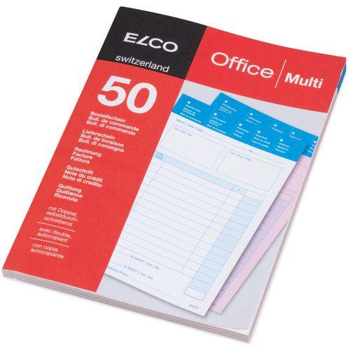 Image du produit Elco Bloc autocopiant Universal A5 4 langues 50feuilles (100 x)