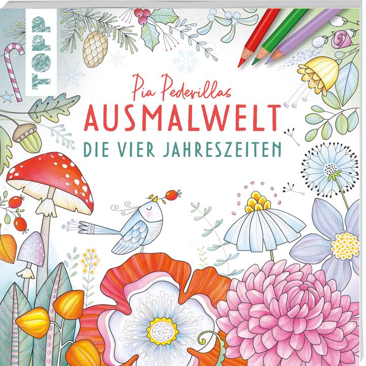 Image du produit Le monde à colorier de Pia Pedevilla - Les quatre saisons